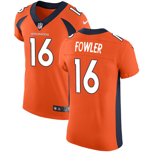 Nike Broncos #16 Bennie Fowler Orange Team Color Men's Stitched NFL Vapor Untouchable Elite Jersey